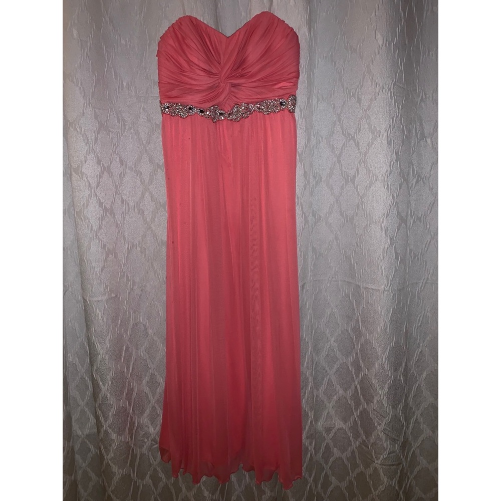 David’s Bridal Coral Dress